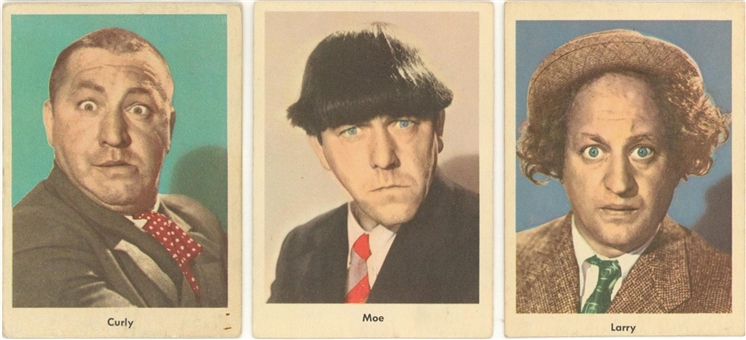1959 Fleer "Three Stooges" High Grade Complete Set (96) Including PSA NM-MT 8 Examples!